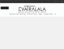 Tablet Screenshot of evatralala.com